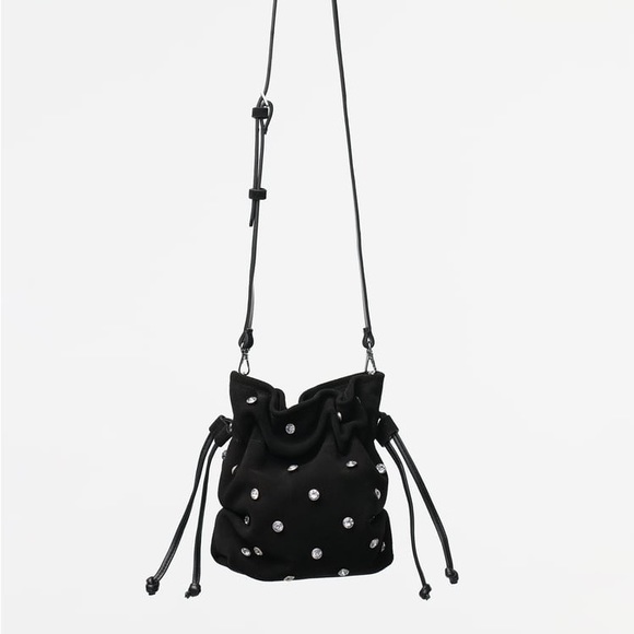 RHINESTONE SUEDE BAG LIMITED EDITION - Picture 2 of 4